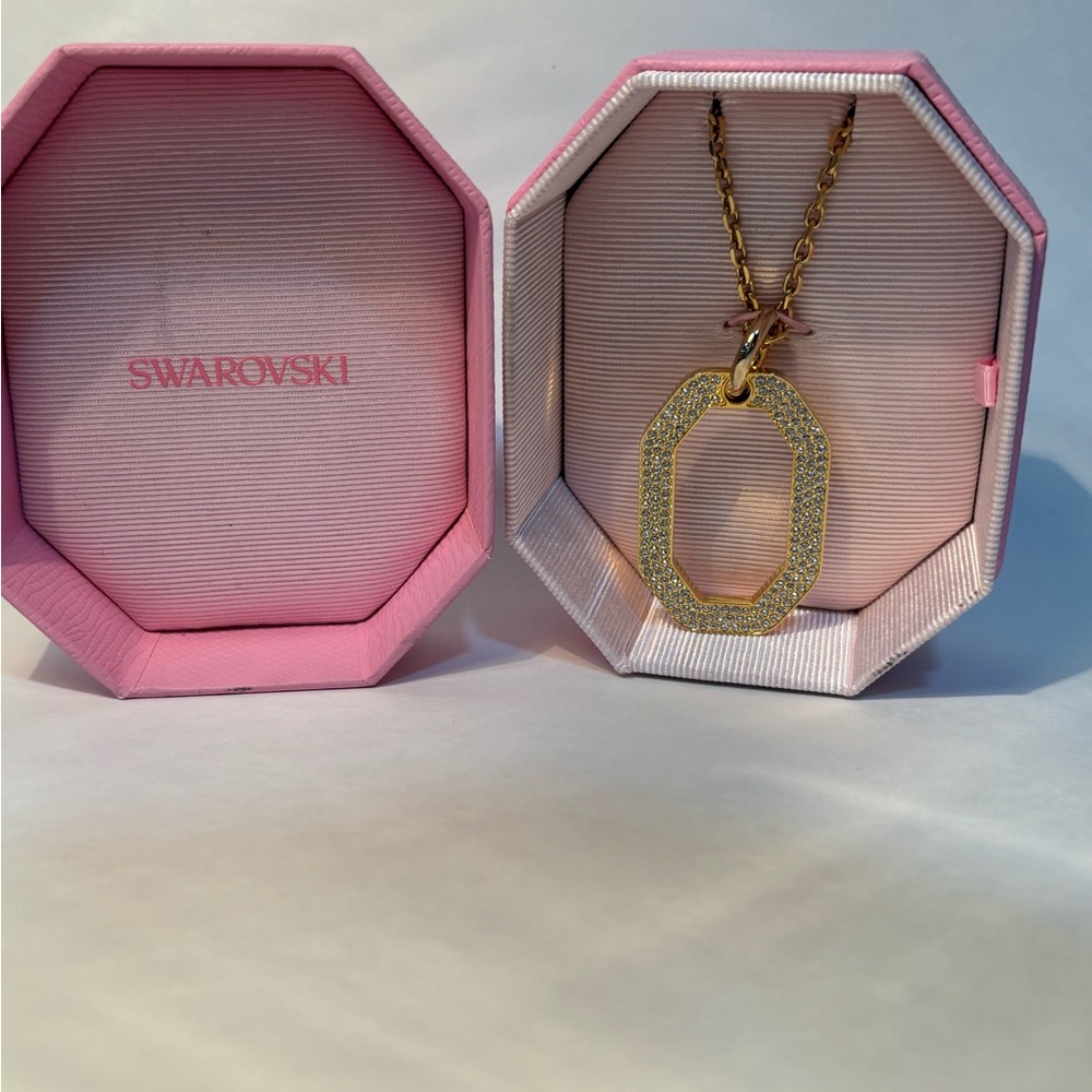 Swarovski Gold and Crystal Necklace discontinued